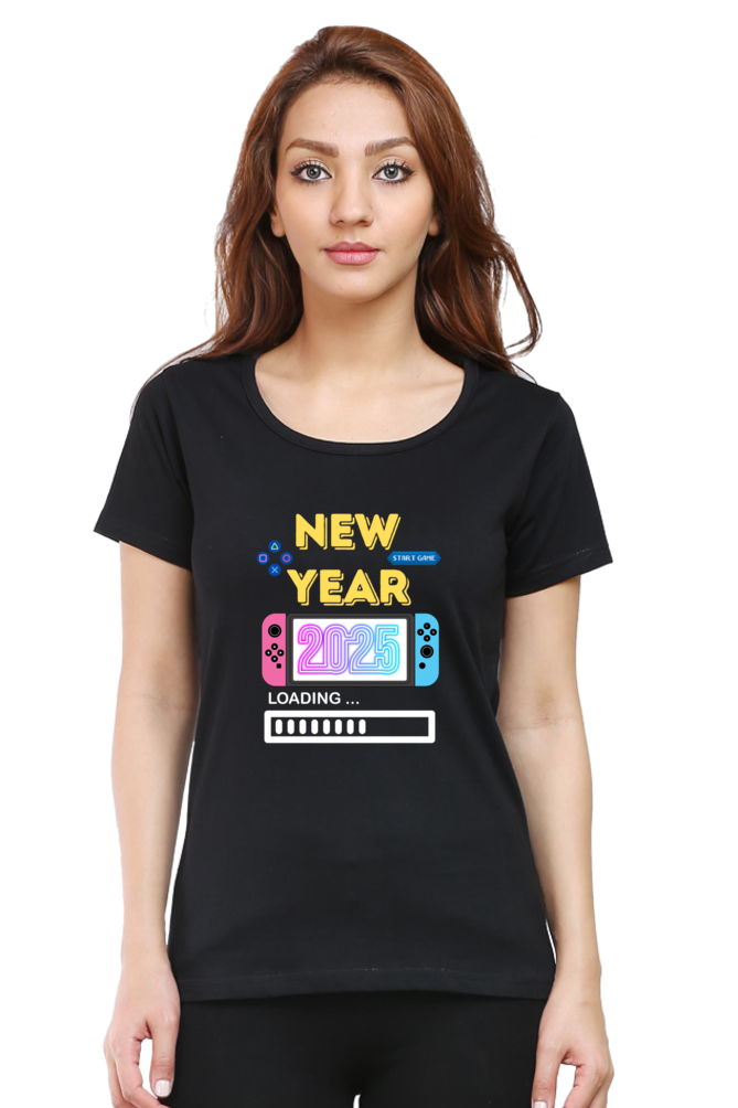 New Year Loading T-shirt | Black | Women | Men