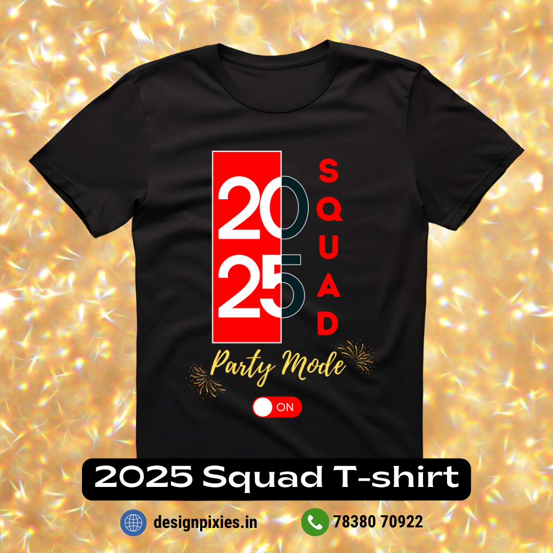 2025 Squad T-shirt | Black | Women | Men