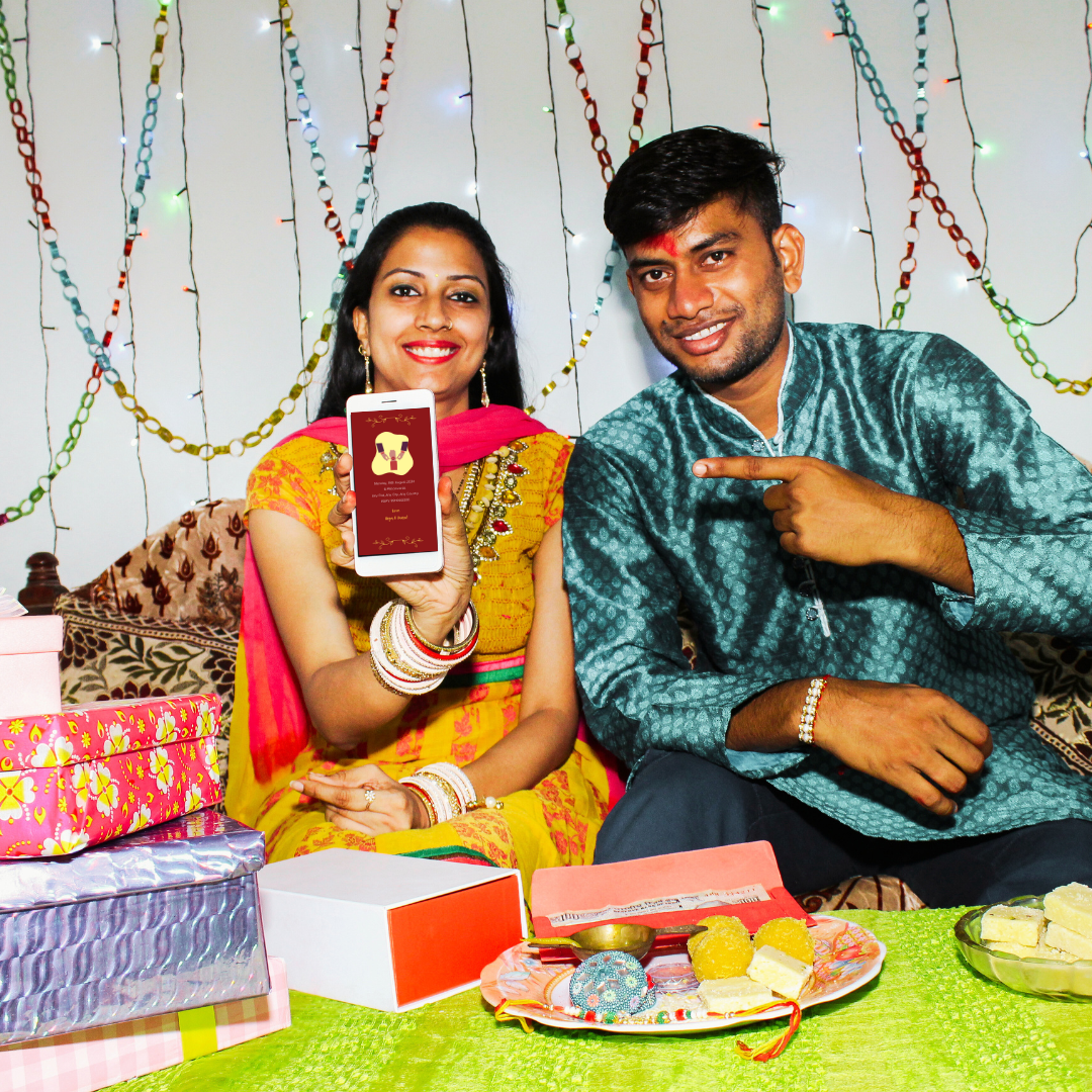 Raksha Bandhan Mobile Invitation for reliving childhood