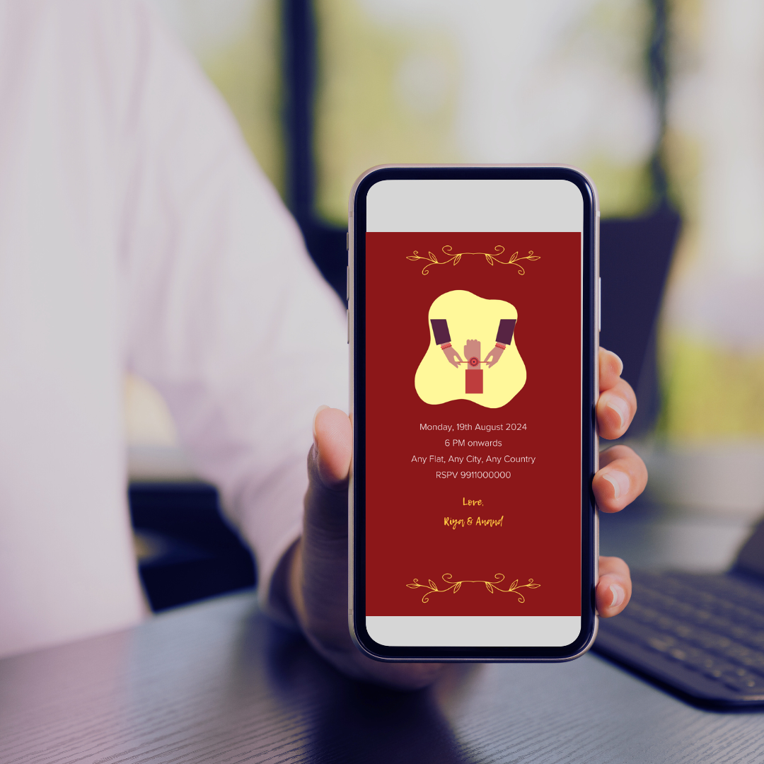 Raksha Bandhan Mobile Invitation for reliving childhood
