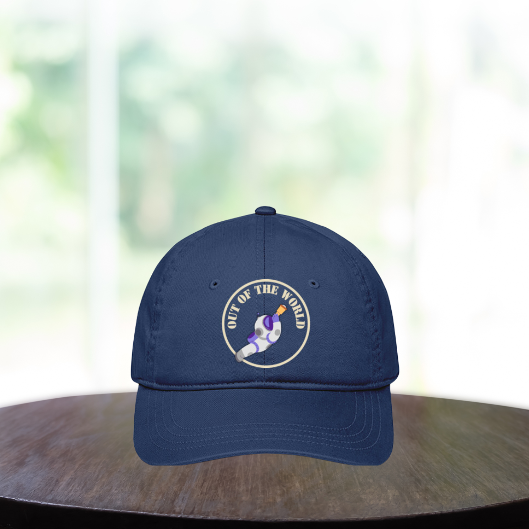 Navy Blue Cotton Cap | Out of the world