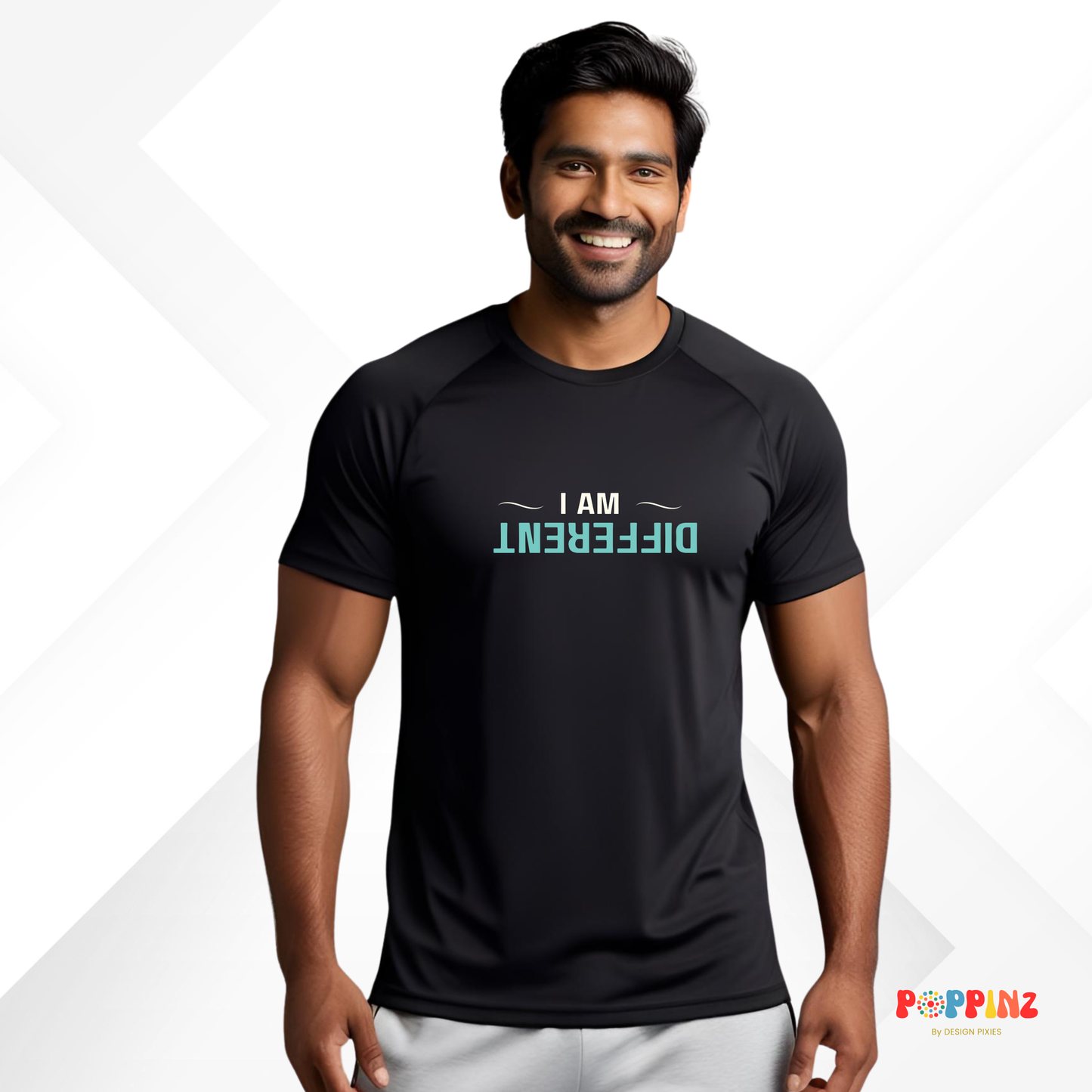 I Am Different Cotton Tshirt | Black | Men | Women