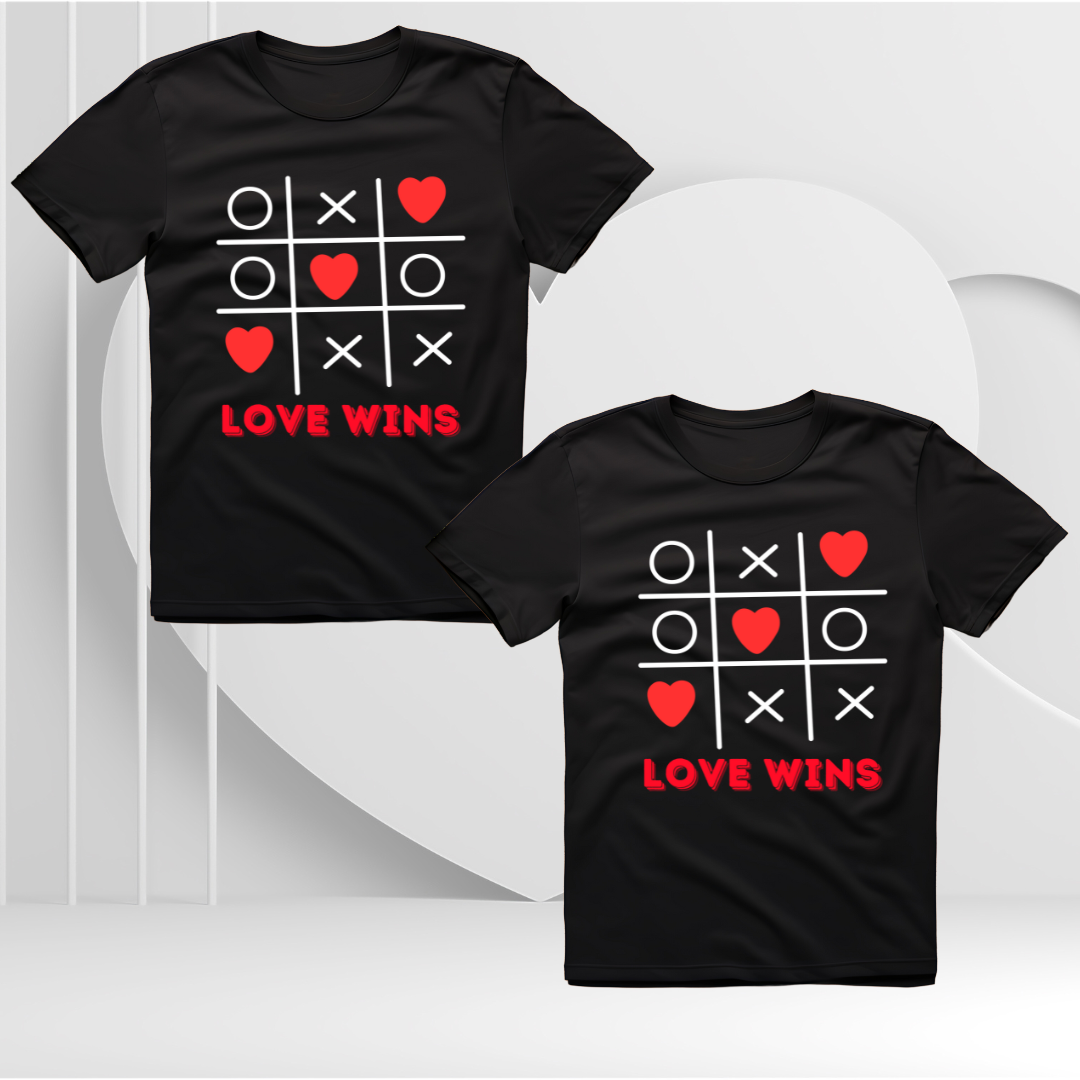 Love Wins T-shirt | Black | Men | Women
