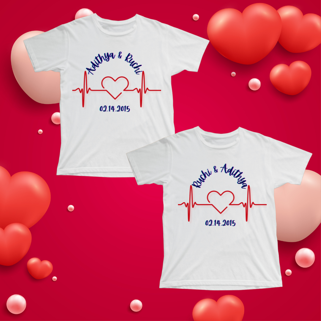 Personalized Love T-shirt | White | Men | Women