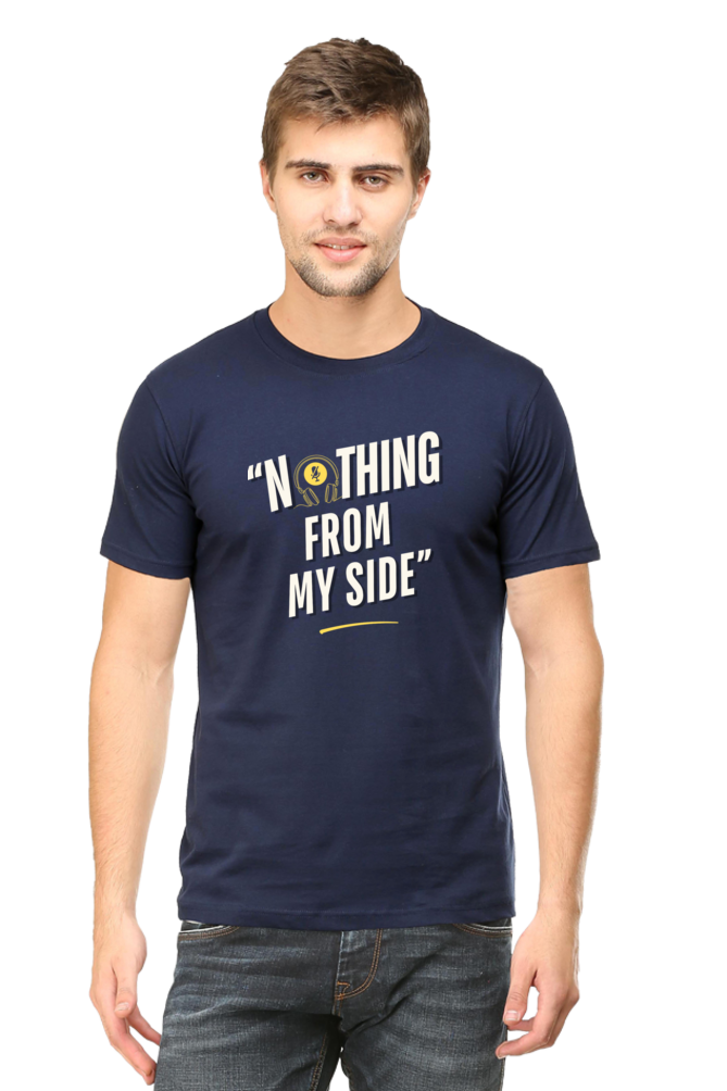 Nothing from my side T-shirt | Navy Blue | Men