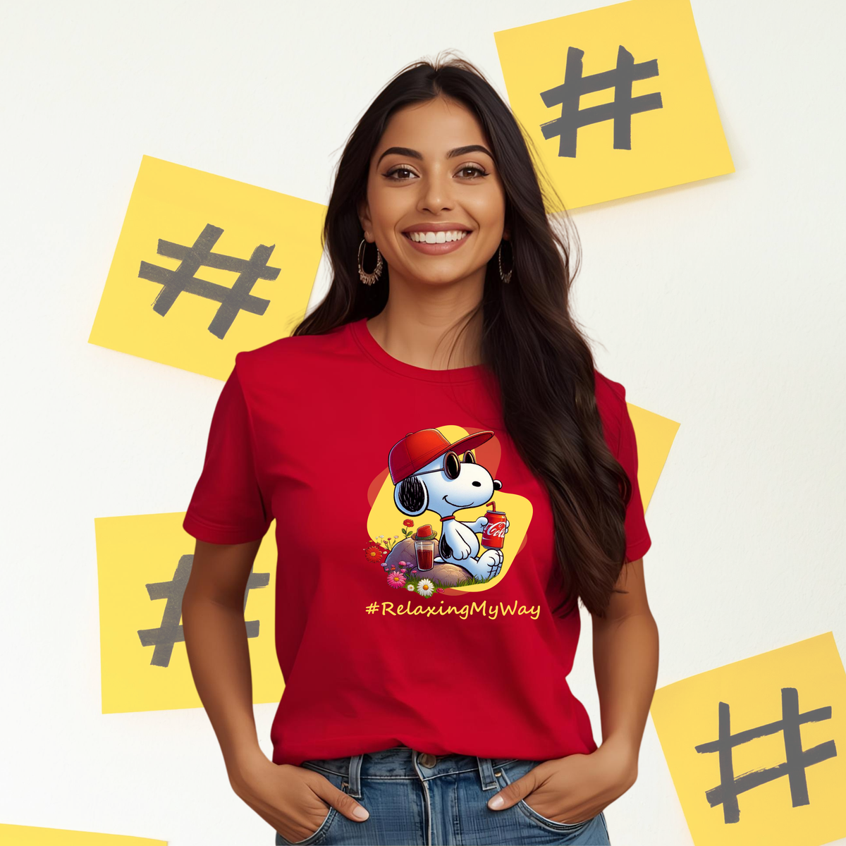 Relaxing My Way T-shirt | Express Self Love | Red | Women | Men