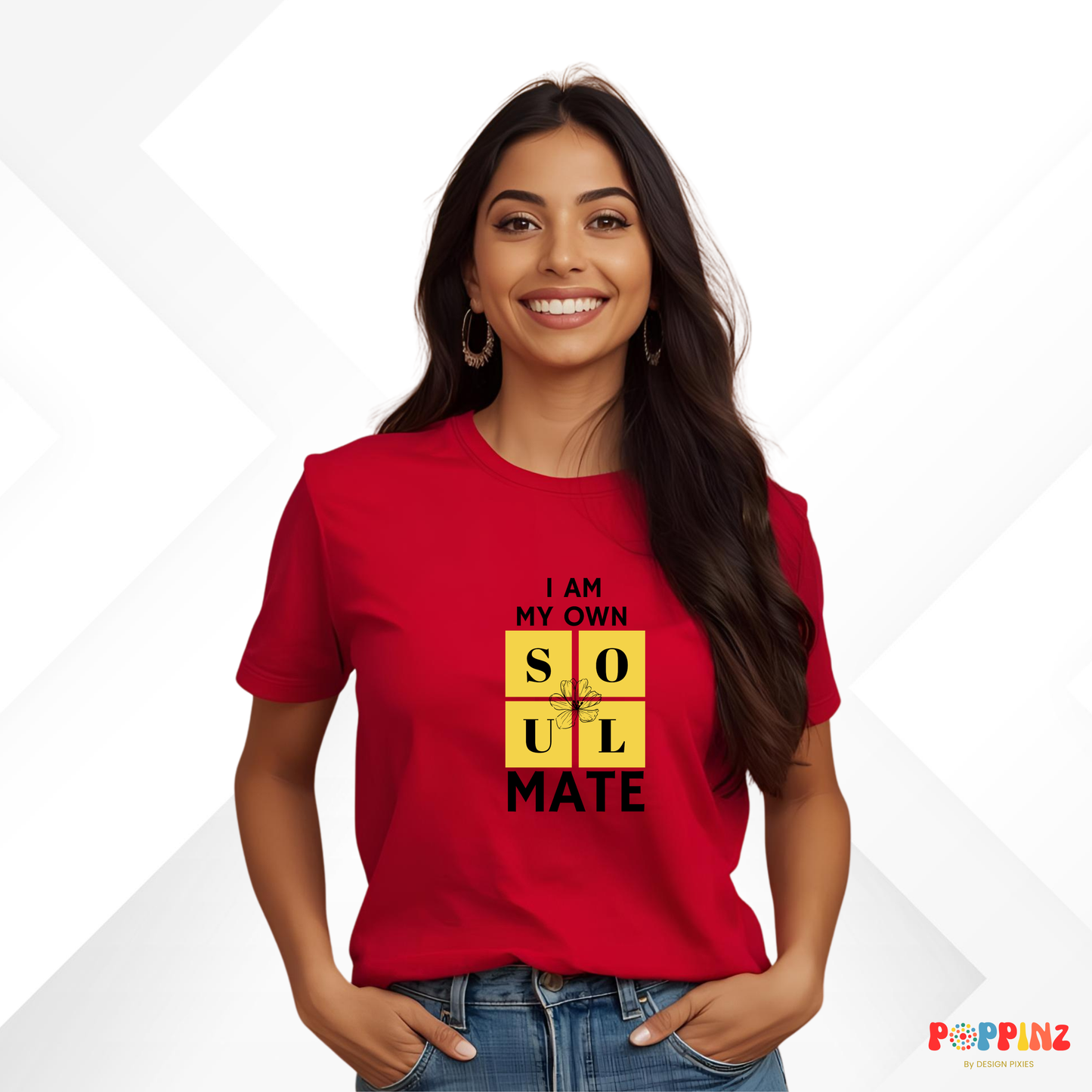 Own Soulmate Cotton Tshirt | Red | Men | Women