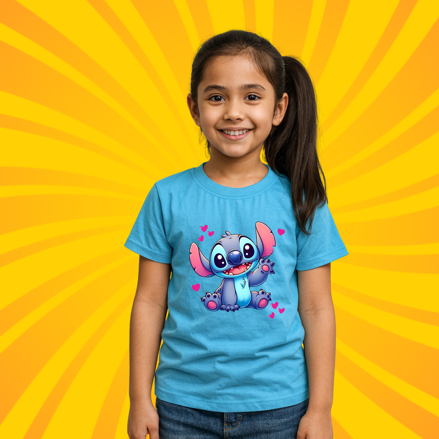 Cute Monster T-shirt | Blue | Boys | Girls