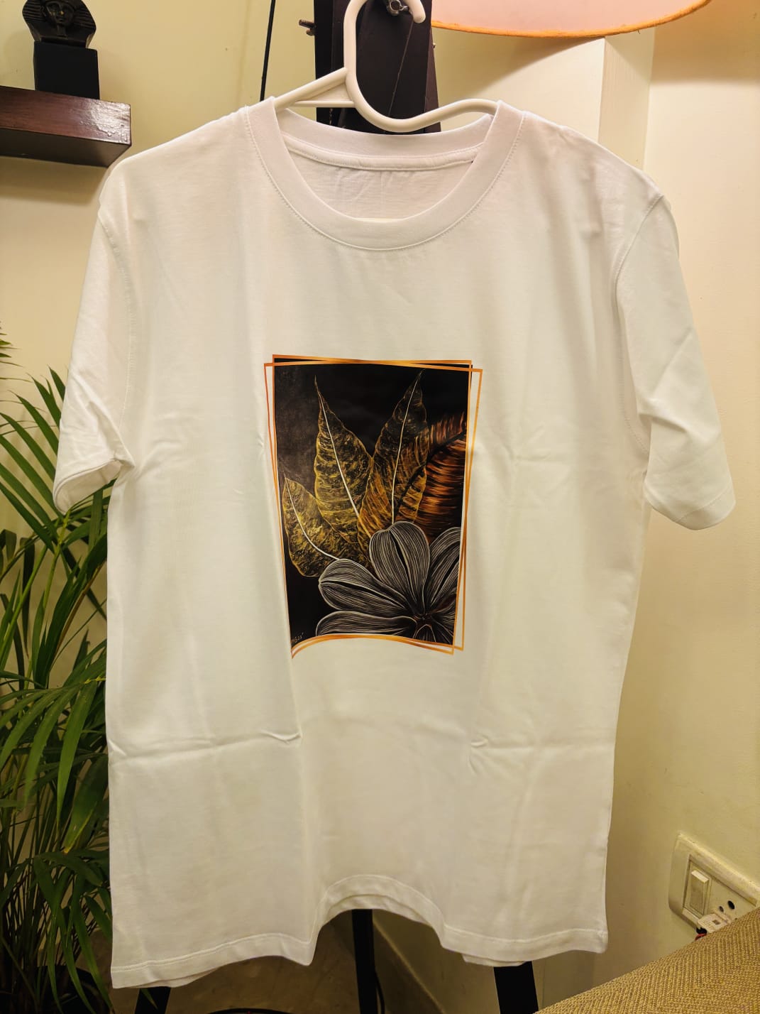 Artist Edition Personalized Half Sleeves T-shirt | White | Men | Women