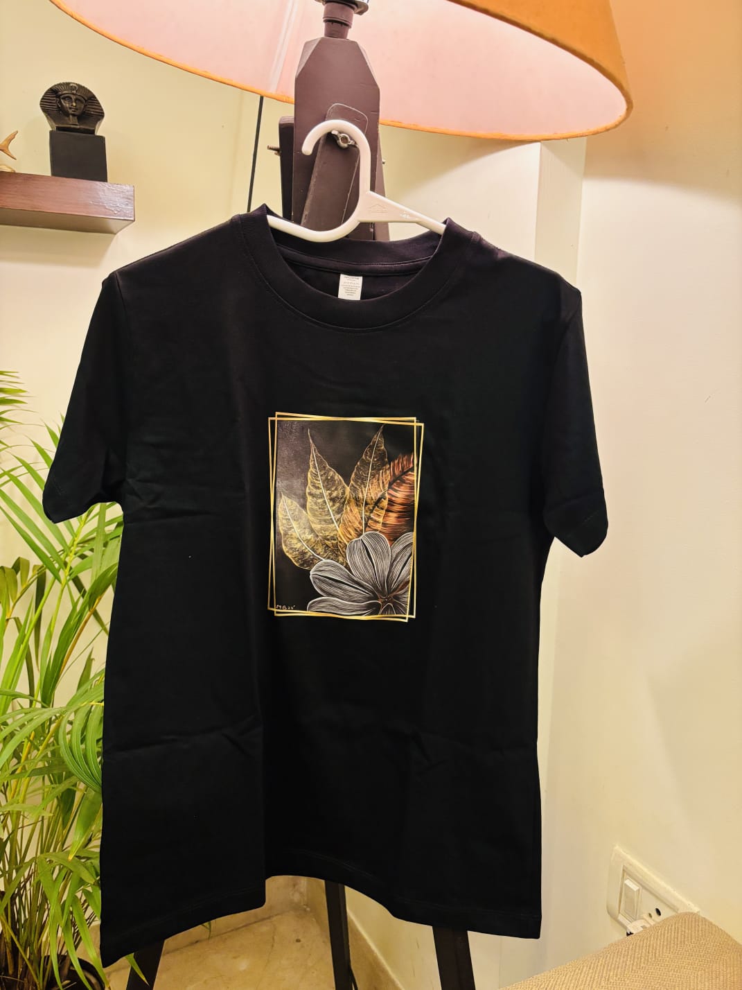 Artist Edition Personalized Half Sleeves T-shirt | Black | Boys | Girls