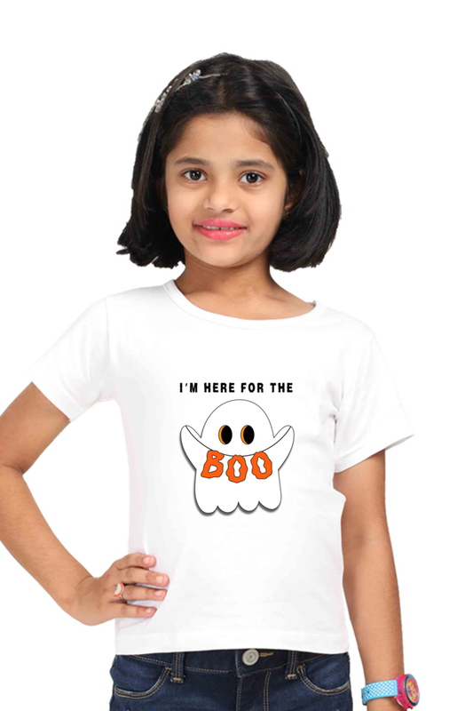 Kids Boo T-shirt | White | Girls | Boys