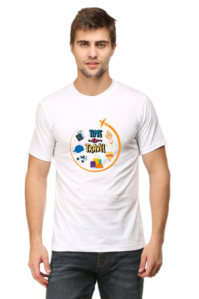 Time to Travel T-shirt | White | Men