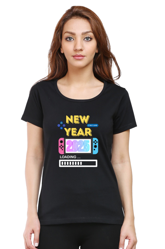 New Year Loading T-shirt | Black | Women | Men