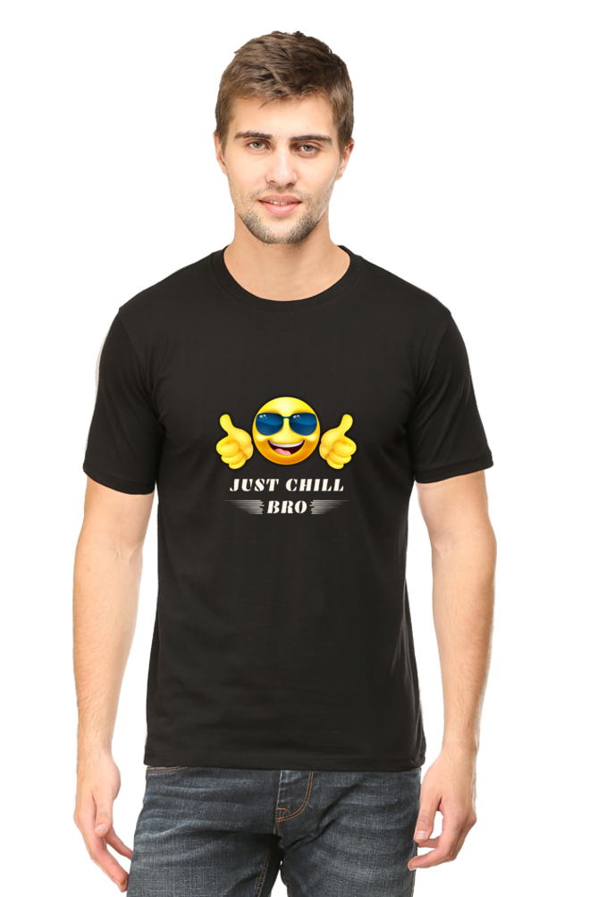 Just Chill Bro T-shirt | Black | Men