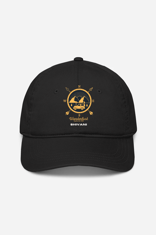 Black Cotton Cap | Travel