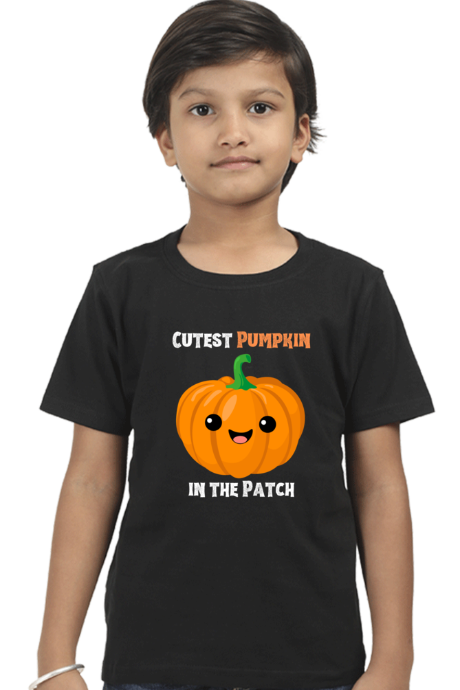 Kids Cutest Pumpkin T-shirt | Black | Boys | Girls
