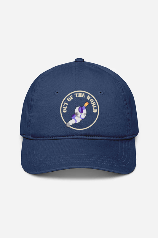 Navy Blue Cotton Cap | Out of the world