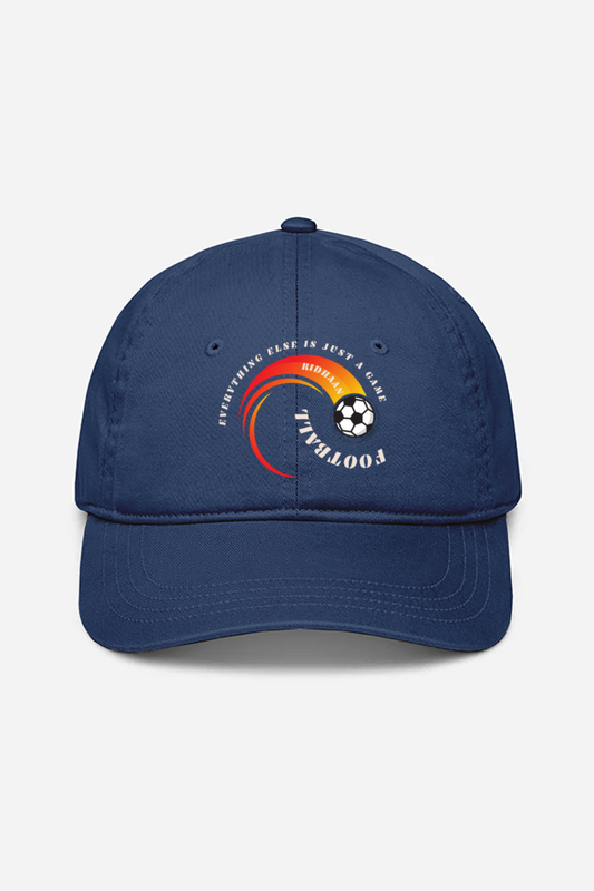 Navy Blue Cotton Cap | Football