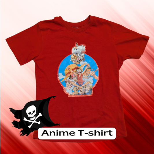 One Piece Luffy T-shirt | Red | Boys