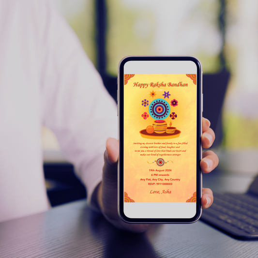 Raksha Bandhan Mobile Invitation
