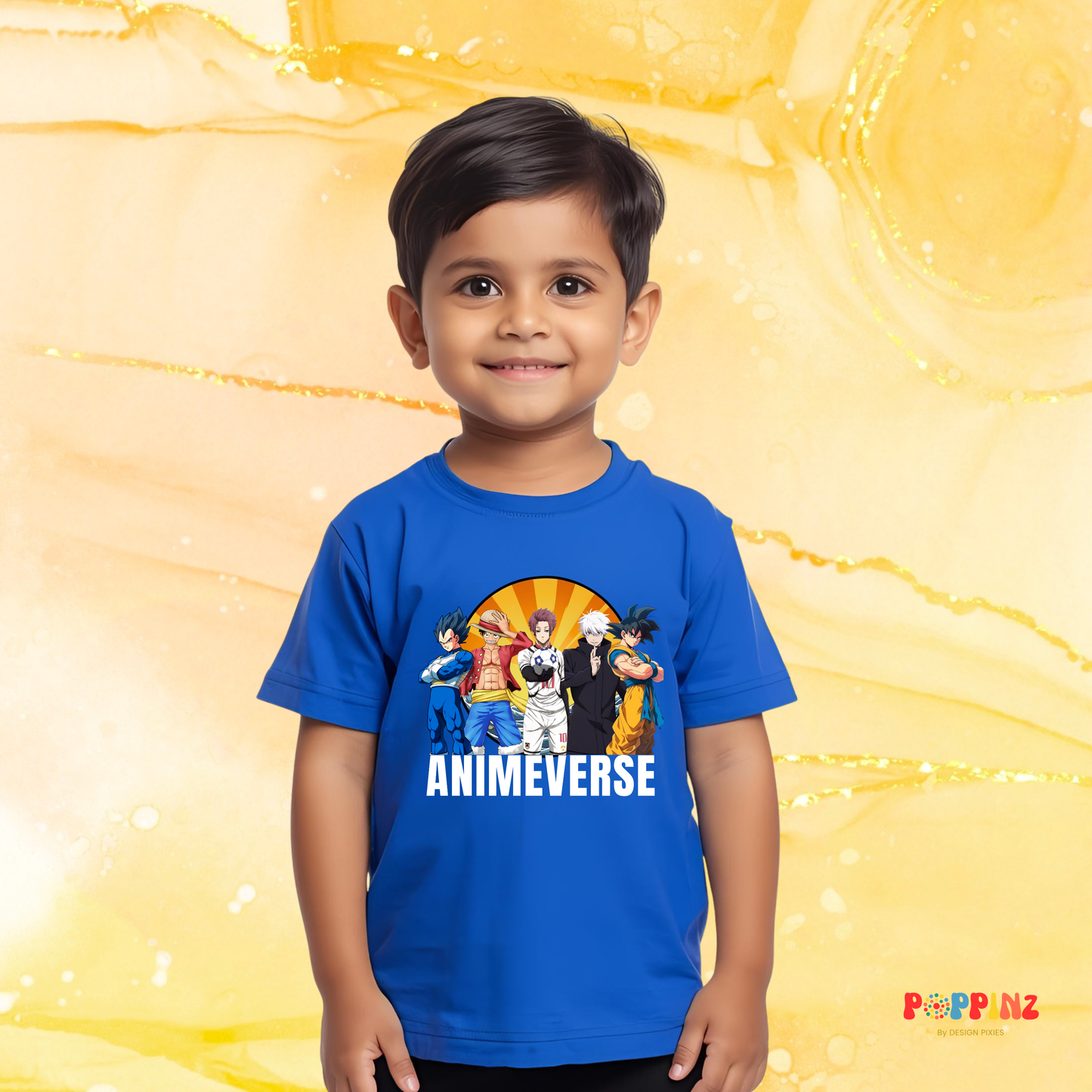 Animeverse Boys T-shirt | Royal Blue | Boys