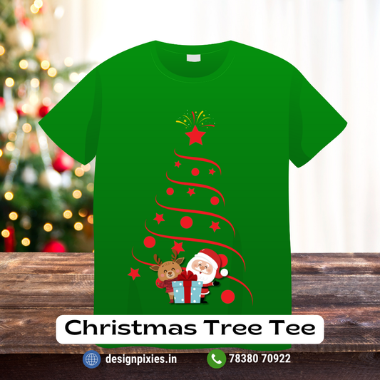 Kids Christmas Tree T-shirt | Green | Kids
