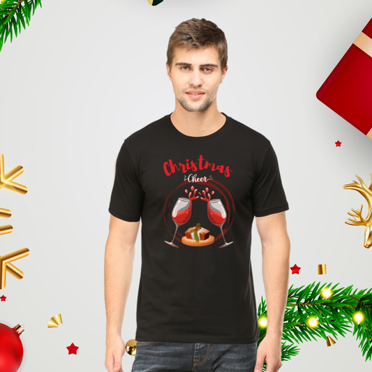 Christmas Cheer T-shirt | Black | Men | Women