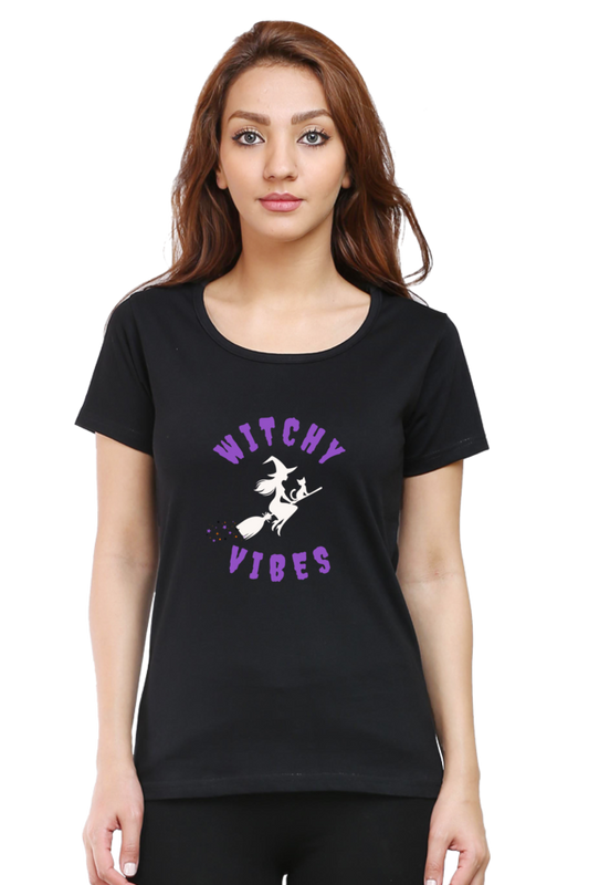 Witchy Vibes T-shirt | Black | Women