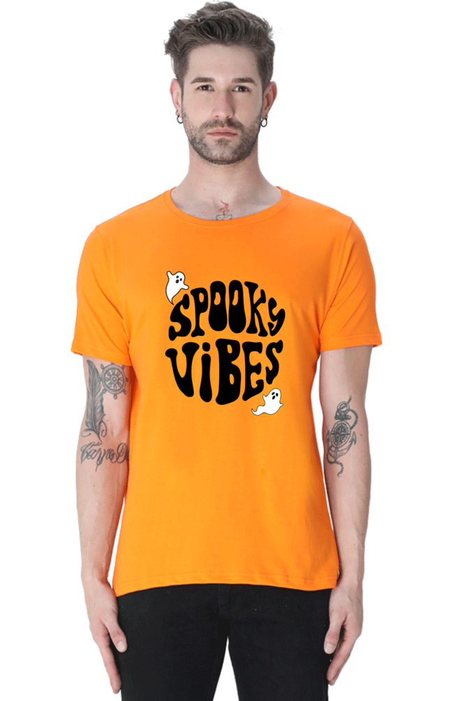 Spooky Vibes T-shirt | Orange | Men | Women
