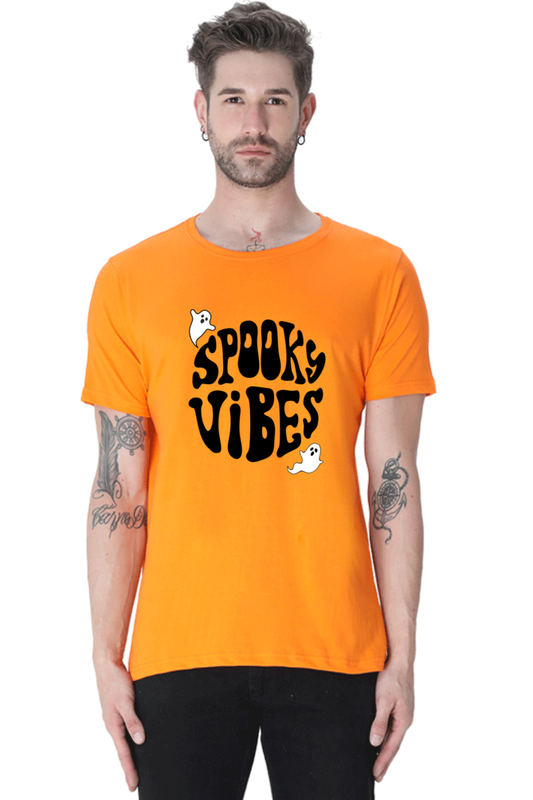 Spooky Vibes T-shirt | Orange | Men | Women