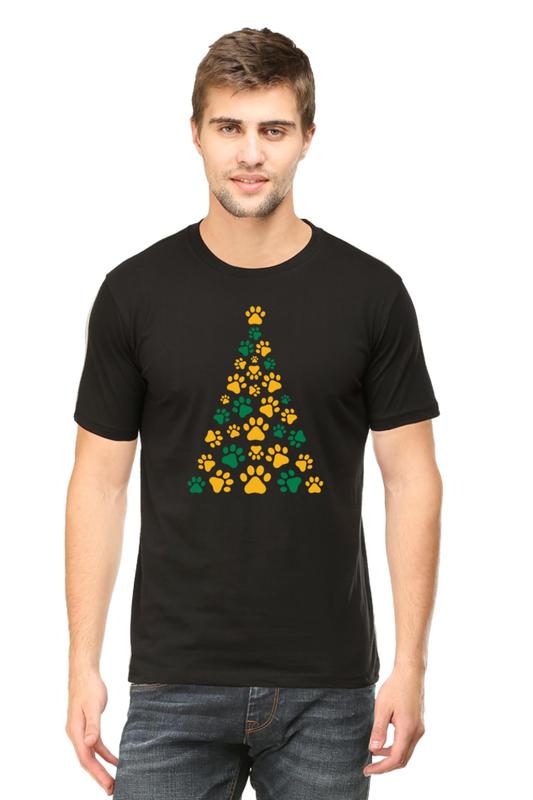 Paw Tree T-shirt | Black | Men | Women