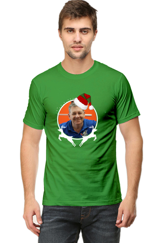 Christmas T-shirt | Personalize with Image | Green | Men