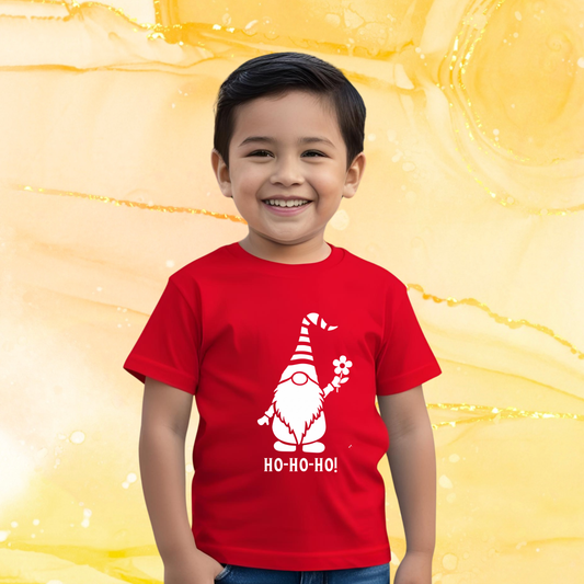 Gnome Glow-in-Dark Tshirt | Red | Kids
