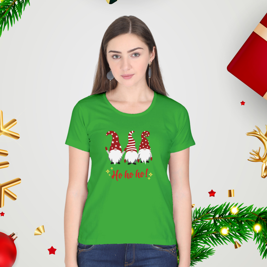 HoHoHo Gnome T-shirt | Green | Women | Men