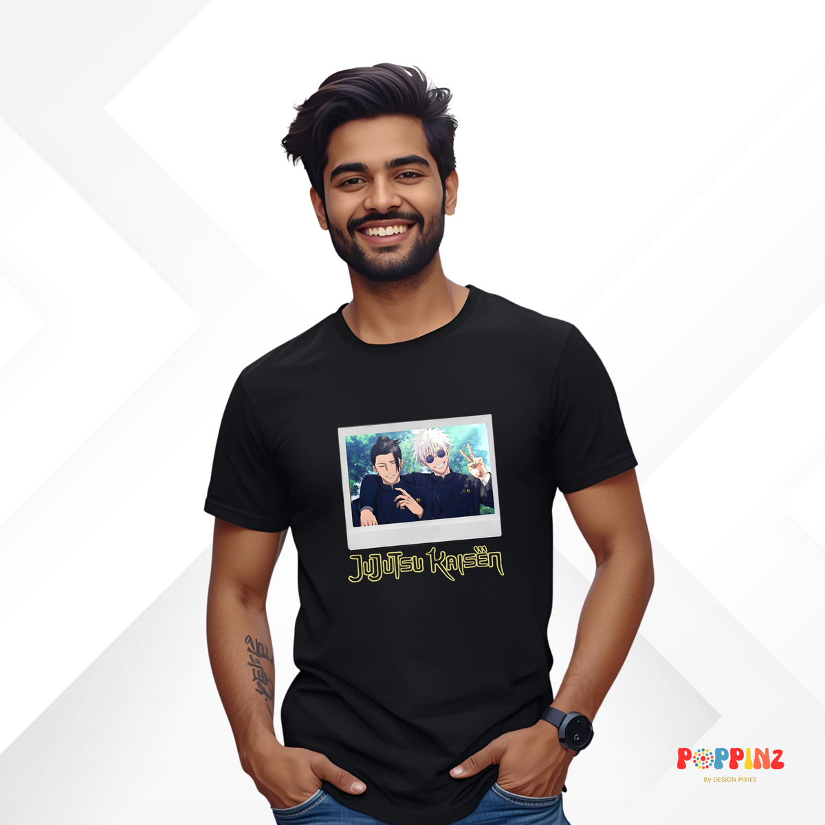 Jujutsu Kaisen Unisex T-shirt | For Anime Jujutsu Kaisen fans | Black | Men | Women