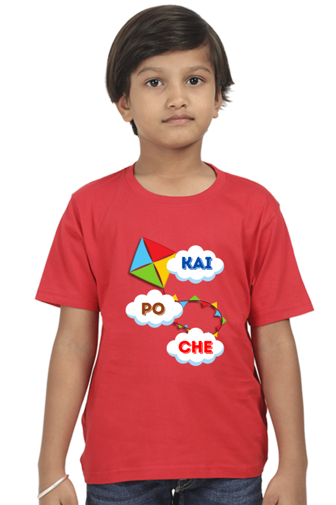 Kai Po Che T-shirt | Red | Boys | Girls