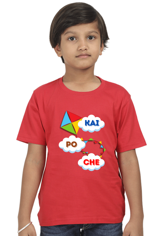 Kai Po Che T-shirt | Red | Boys | Girls