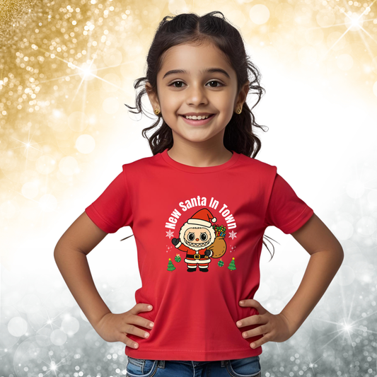 Santa Labubu Tshirt | Red | Kids