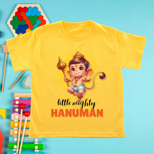 Mighty Hanuman T-shirt | Yellow | Kids | Boys