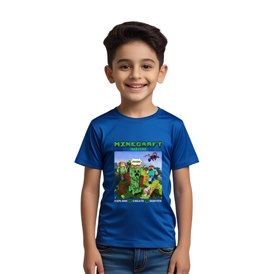Minecraft T-shirt | Blue | Boys