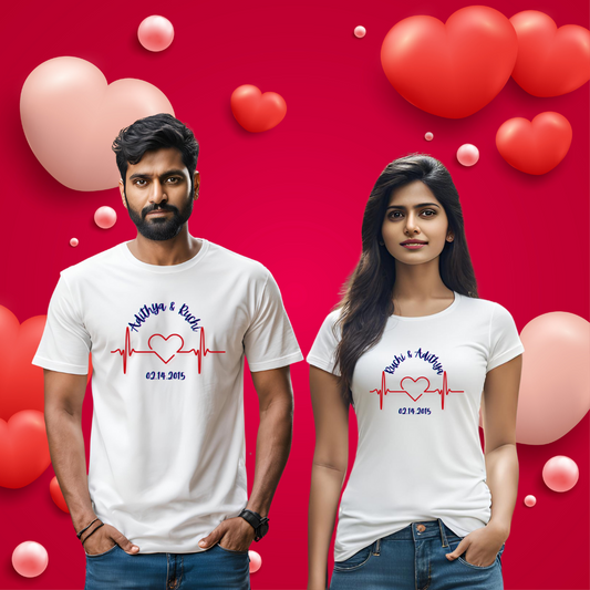 Personalized Love T-shirt | White | Men | Women