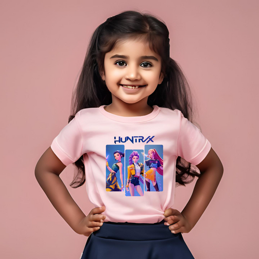 K Pop Demon Hunters T-shirt | Pink | Girls