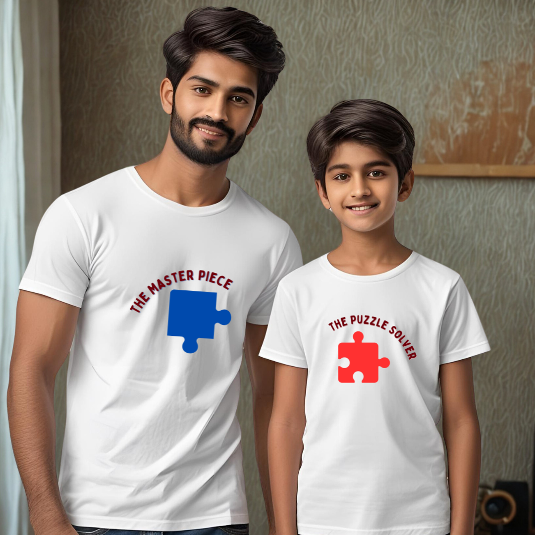 Puzzle Master&Solver T-shirt | White | Men | Women | Kid