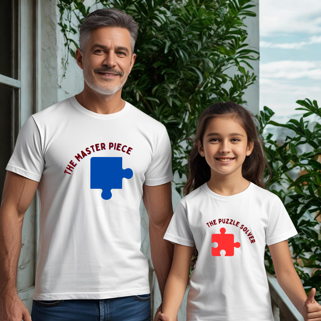 Puzzle Master&Solver T-shirt | White | Men | Women | Kid