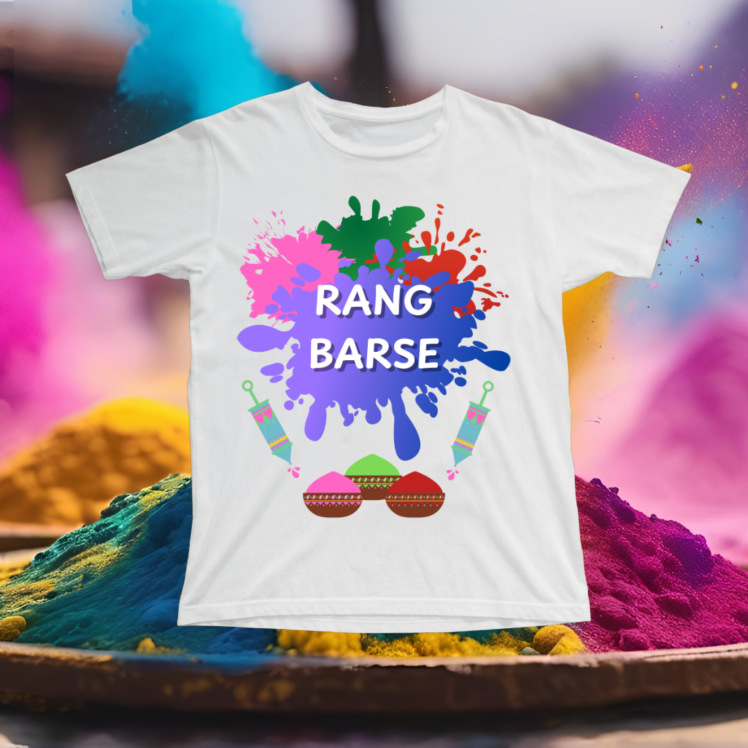 Rang Barse T-shirt | White | Men | Women