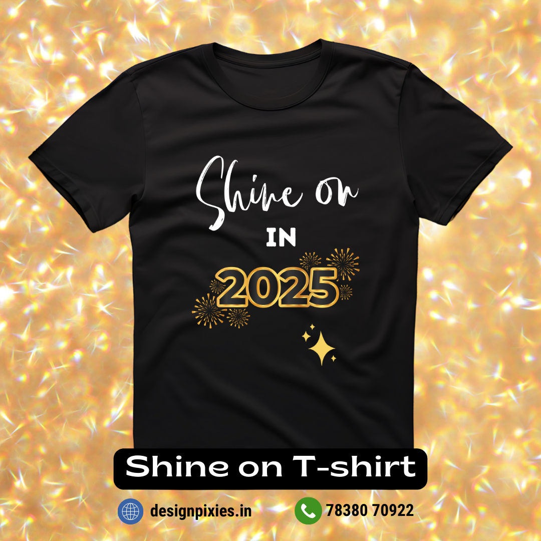 Shine On T-shirt | Black | Women | Men
