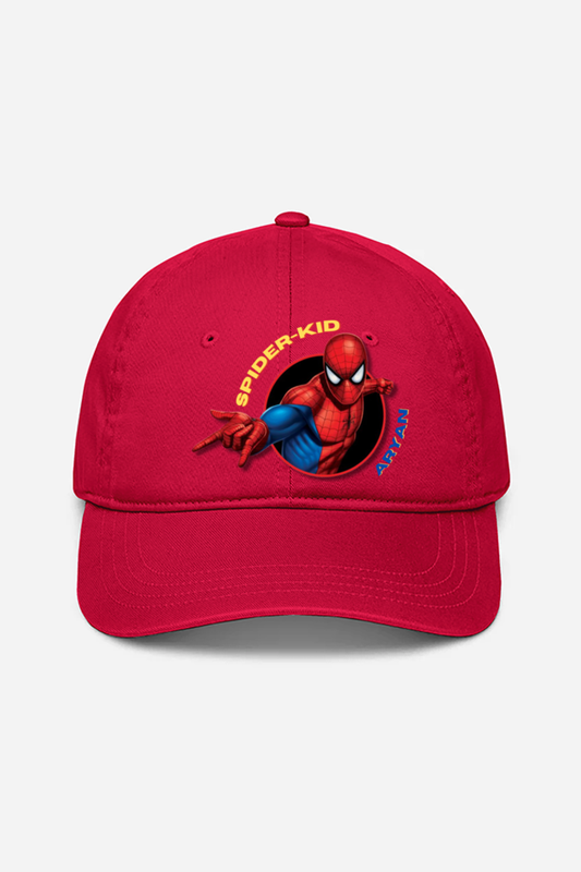 Red Cotton Cap | Spiderman