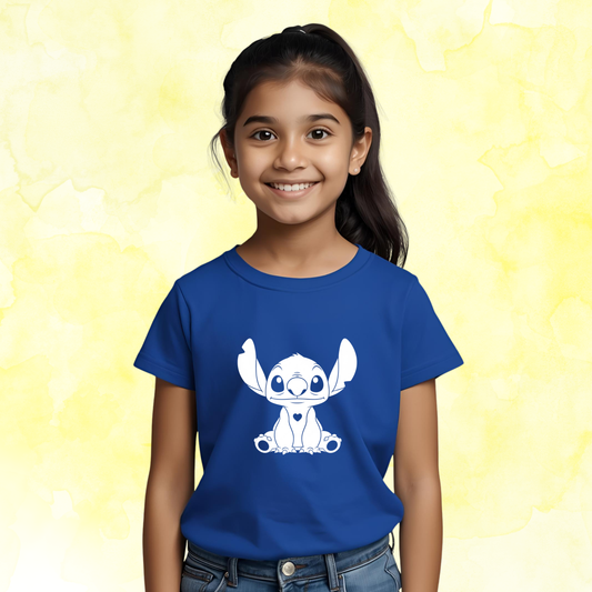 Cute Monster Glow-in-Dark Tshirt | Blue | Kids