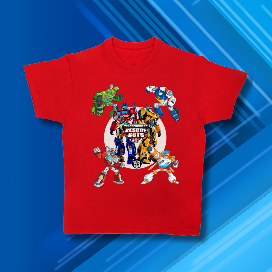 Transformer T-shirt | Red | Boys