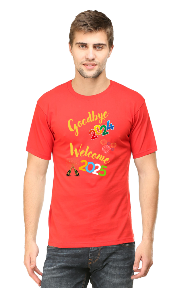 Welcome 2025 T-shirt | Red | Women | Men